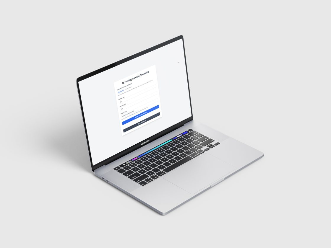 Ad Hosting and Script Generator